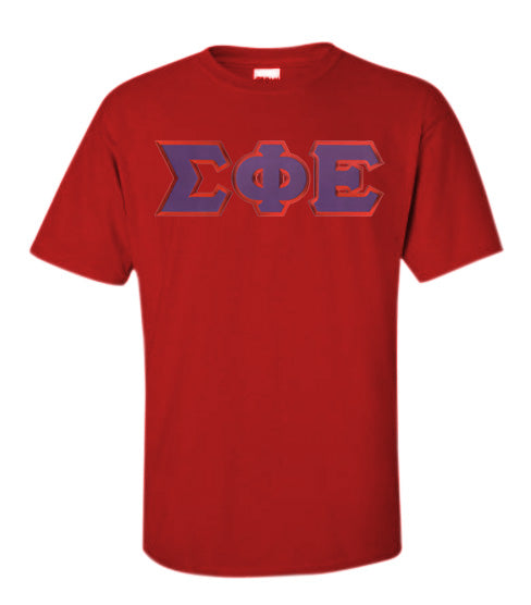 Sigma Phi Epsilon Lettered T Shirt