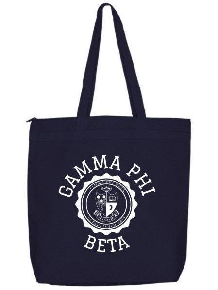 Gamma Phi Beta Crest Seal Tote Bag