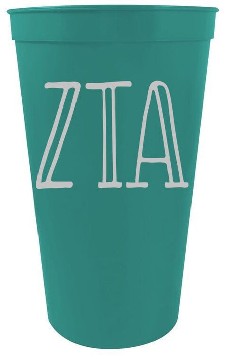 Zeta Tau Alpha Inline Giant Plastic Cup