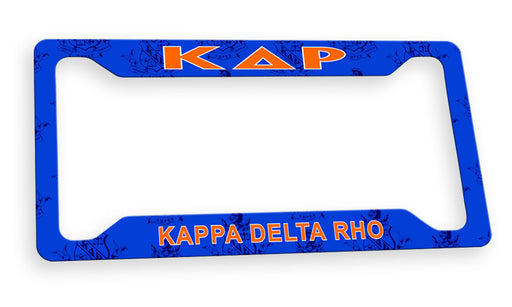 Kappa Delta Rho New License Plate Frame
