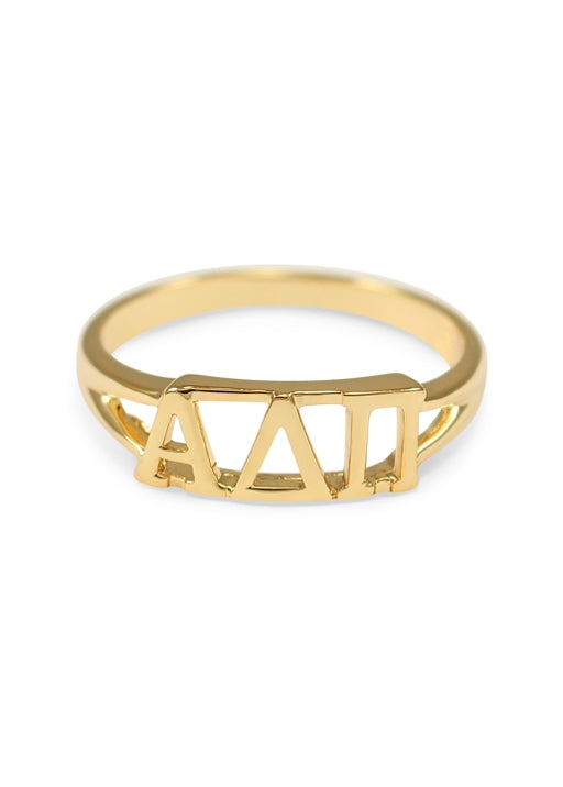 Alpha Delta Pi Sunshine Gold Ring