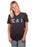 Sigma Alpha Iota Unisex V-Neck T-Shirt with Sewn-On Letters