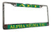 Alpha Sigma Tau License Plate Frame