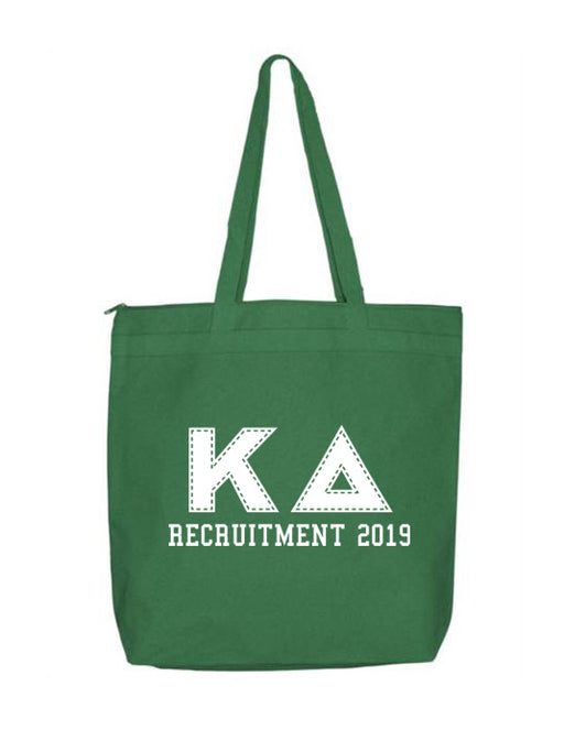 Kappa Delta Collegiate Letters Event Tote Bag