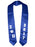 Zeta Phi Beta Slanted Grad Stole with Letters & Year