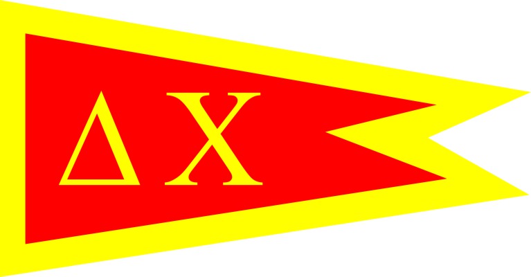 Delta Chi Fraternity Flag Sticker