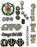 Omega Psi Phi Multi Greek Decal Sticker Sheet