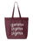 Gamma Sigma Sigma Cursive Tote Bag