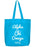 Alpha Chi Omega Zippered Poly Tote