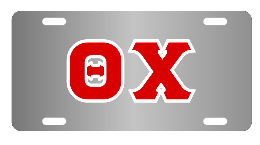 Theta Chi Fraternity License Plate Cover