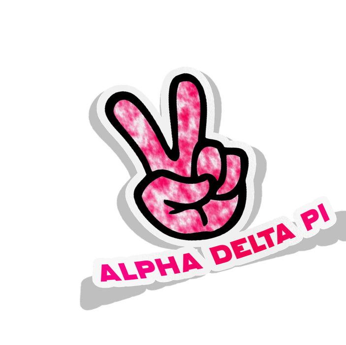 Alpha Delta Pi Peace Sorority Decal