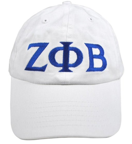 Zeta Phi Beta Greek Letter Embroidered Hat