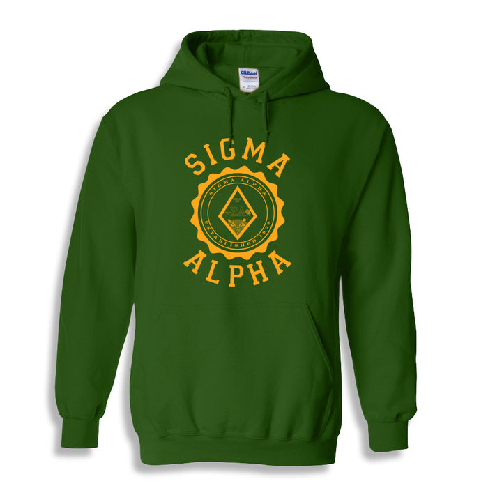 Sigma Alpha World Famous Seal Crest Hoodie