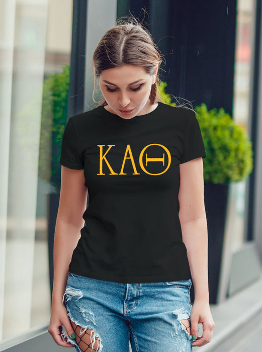 Kappa Alpha Theta University Letter T-Shirt