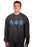 Lambda Phi Epsilon Crewneck Sweatshirt with Sewn-On Letters