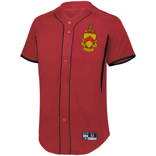 Phi Kappa Tau 7 Full Button Baseball Jersey