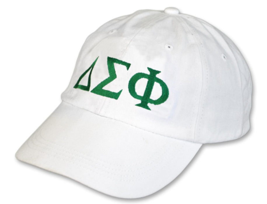 Delta Sigma Phi Greek Letter Embroidered Hat