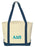 Alpha Delta Pi Cooper Letters Boat Tote