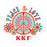 Kappa Kappa Gamma Peace Sticker