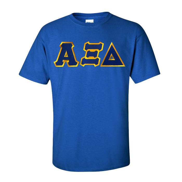Alpha Xi Delta Lettered T Shirt
