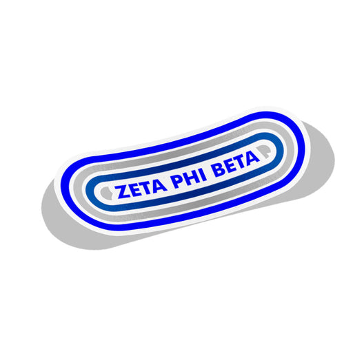 Zeta Phi Beta Capsule Sorority Decal