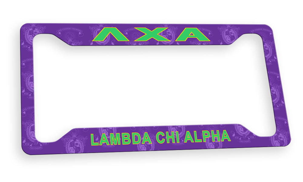 Lambda Chi Alpha New License Plate Frame