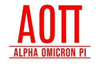 Alpha Omicron Pi Custom Greek Letter Sticker - 2.5