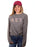 Alpha Sigma Tau Long Sleeve T-shirt with Sewn-On Letters