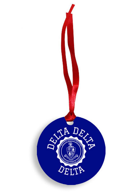 Delta Delta Delta Crest Ornament