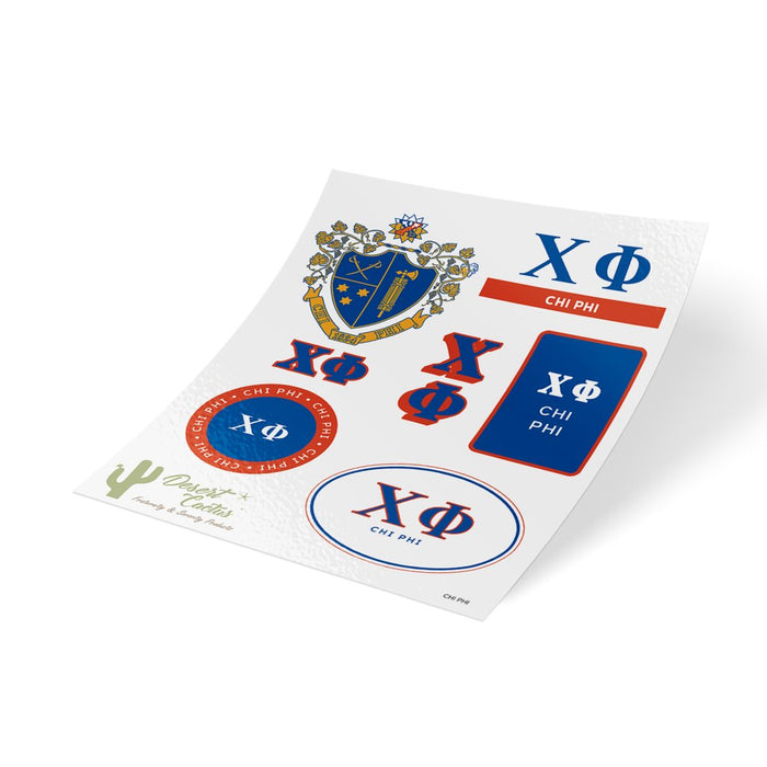 Chi Phi Traditional Decal Set