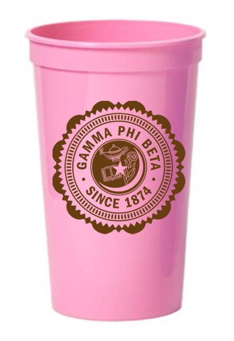 Gamma Phi Beta Classic Oldstyle Giant Plastic Cup