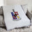 Tau Delta Phi Color Crest Afghan Blanket Throw