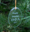 Theta Phi Alpha Engraved Glass Ornament
