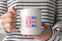 Sigma Sigma Sigma Coffee Mug with Rainbows - 15 oz