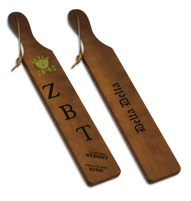 Zeta Beta Tau Traditional Paddle