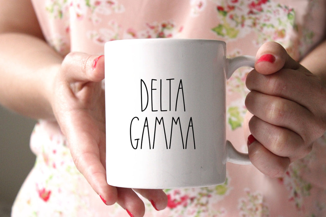 Delta Gamma Modern Coffee Mug