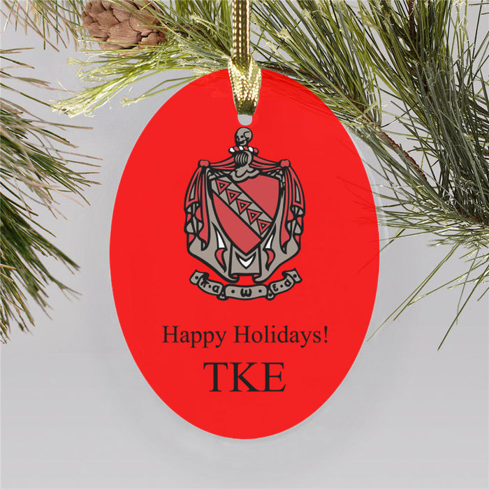 Tau Kappa Epsilon Color Crest Ornament