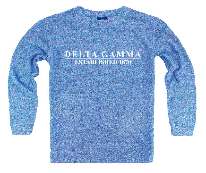 Delta Gamma Year Established Cozy Sweater
