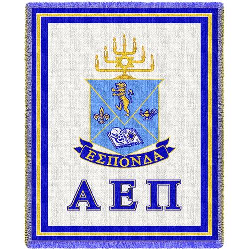 Alpha Epsilon Pi Afghan Blanket Throw