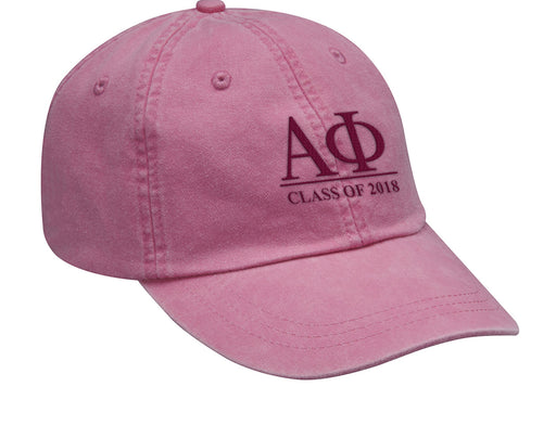 Alpha Phi Embroidered Hat with Custom Text