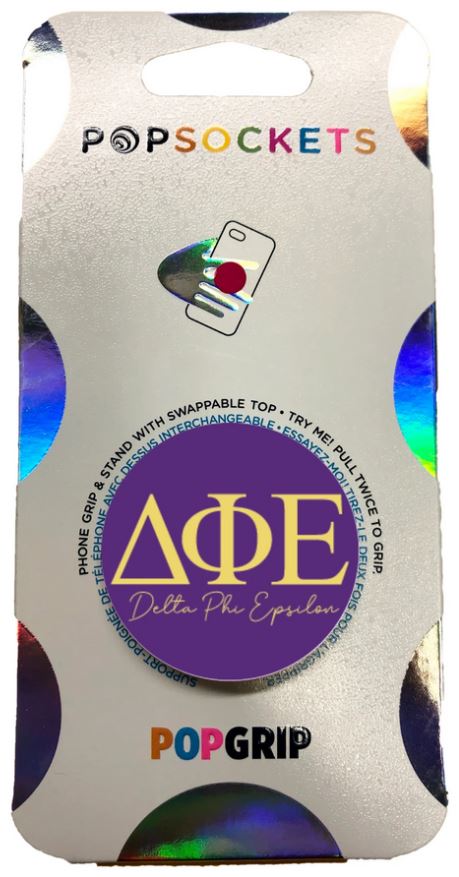 Delta Phi Epsilon 2-Color PopSocket