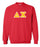 Delta Chi Classic Colors Sewn-On Letter Crewneck