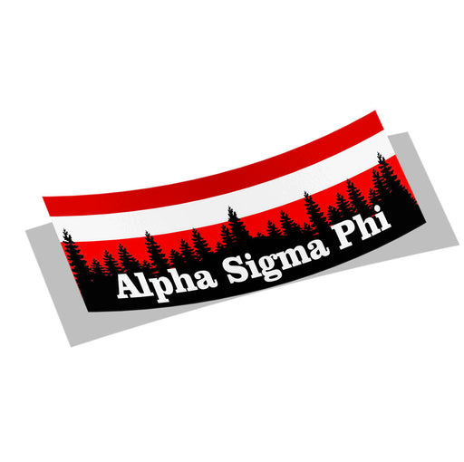 Alpha Sigma Phi Mountains Decal