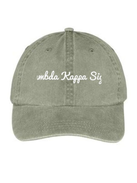 Lambda Kappa Sigma Nickname Embroidered Hat