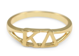Alpha Phi Omega Sunshine Gold Ring