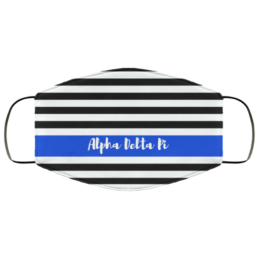 Alpha Delta Pi Stripes Face Mask