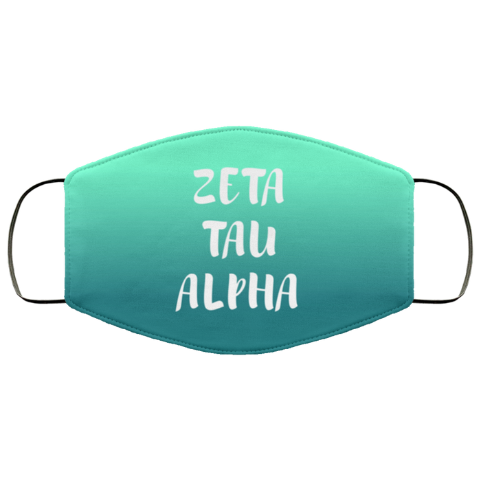 Zeta Tau Alpha Shade Face Mask Zeta Tau Alpha Shade Face Mask