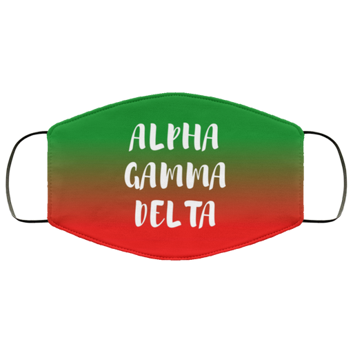 Alpha Gamma Delta Shady Face Mask