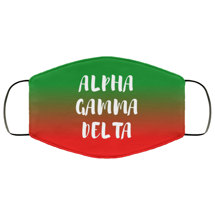 Alpha Gamma Delta Shady Face Mask Alpha Gamma Delta Shady Face Mask