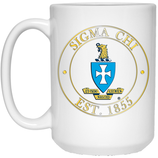 Sigma Chi 15 oz. White Mug